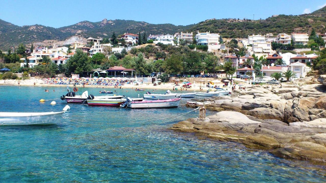 Euphoria Beach House Palaiontsiflikion Bagian luar foto